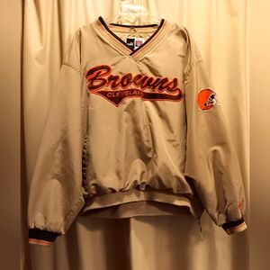 Vintage 90's  Cleveland Browns Puma  Pullover Size XL